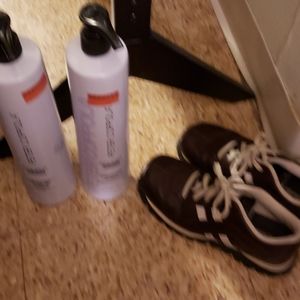 Skechers shoes and shampoo and conditioner